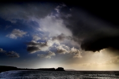 Storm on the way at Dunaverty