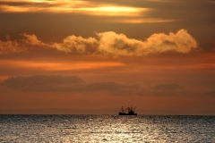 Early Morning Fishing Boat off Kintyre